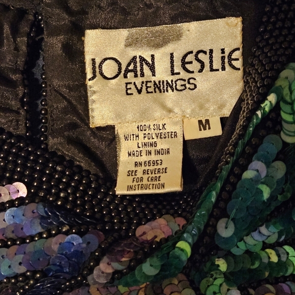 Gorgeous Sequins Joan Leslie Evenings Blouse-Size Medium - Picture 10 of 16